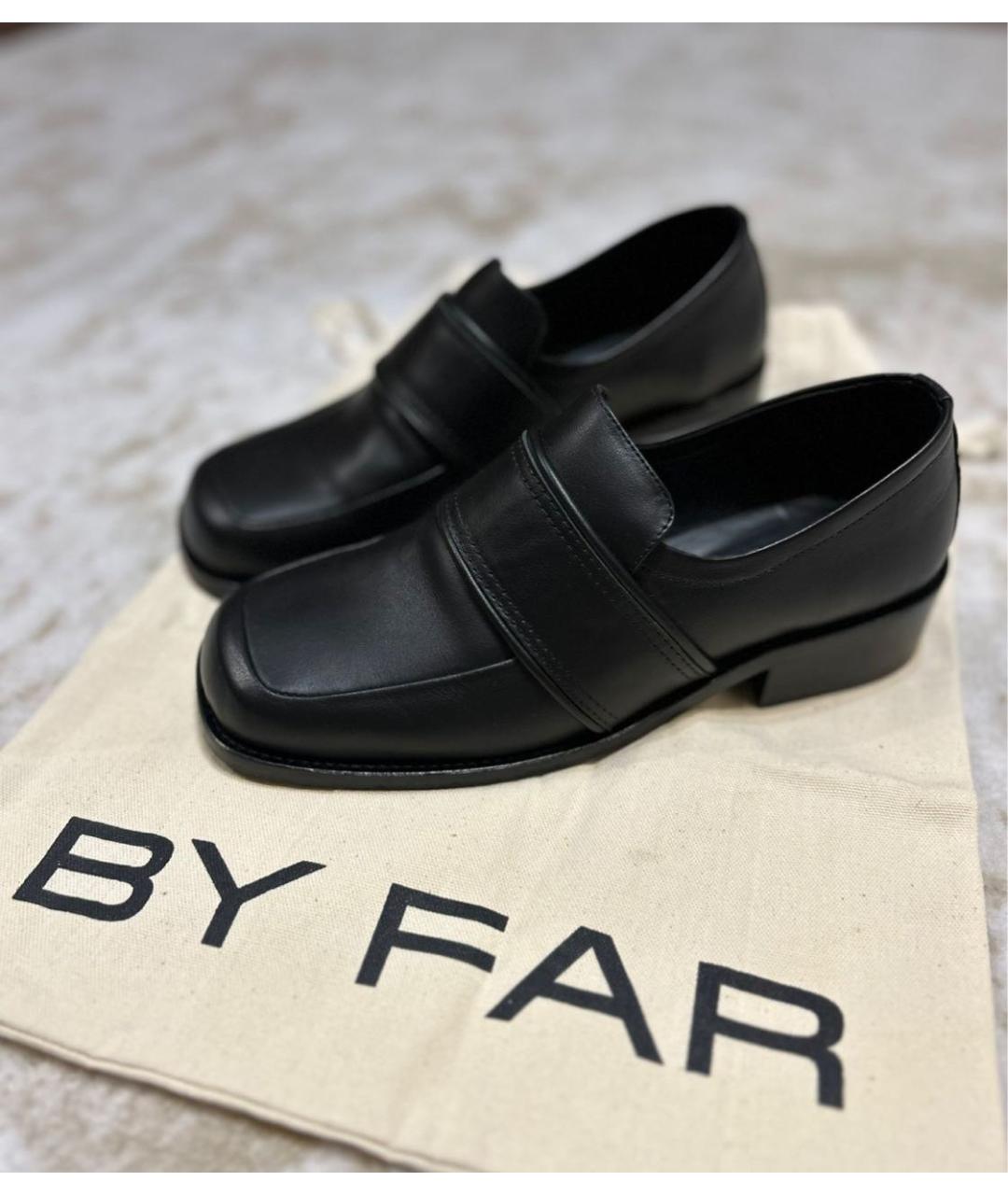 BY FAR Черные кожаные туфли, фото 2