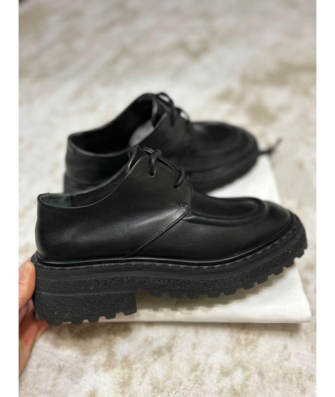 MARSELL Черные кожаные брогги и оксфорды, фото 7