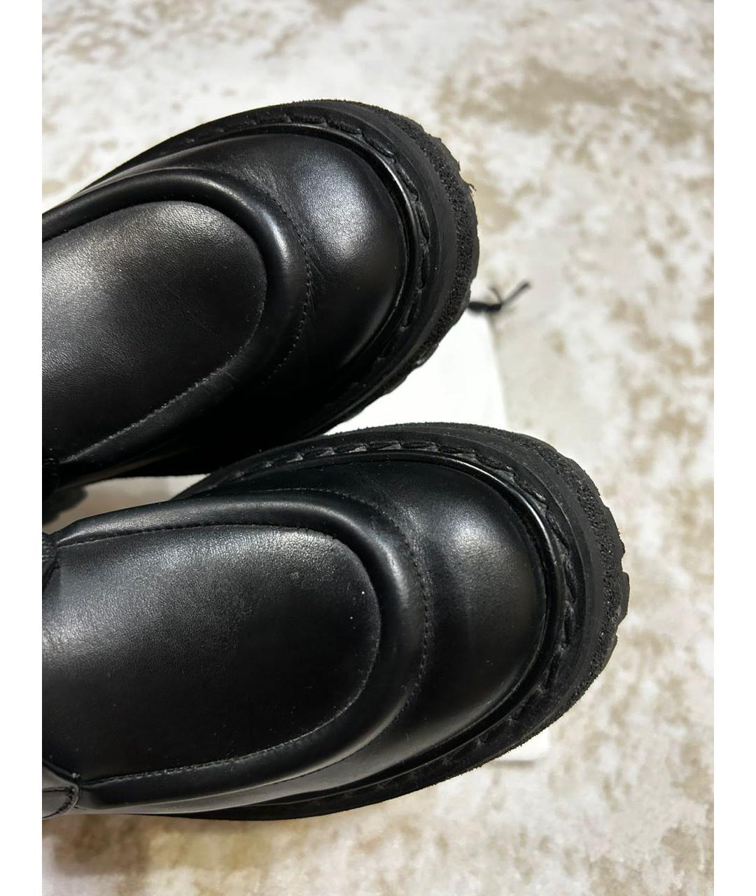 MARSELL Черные кожаные брогги и оксфорды, фото 8