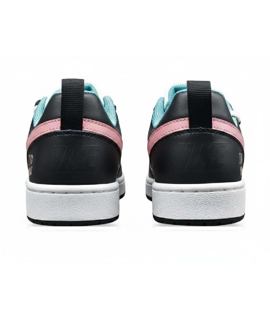 NIKE Розовые кроссовки из искусственной кожи, фото 4