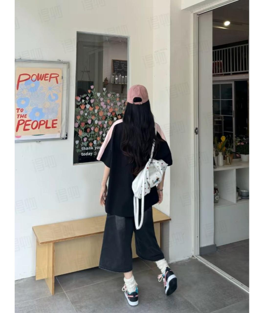 NIKE Розовые кроссовки из искусственной кожи, фото 9