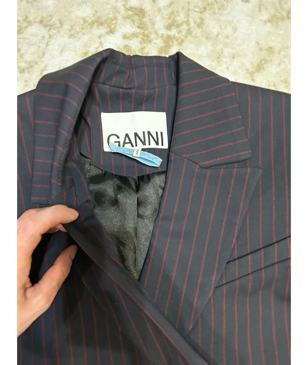 GANNI Черный костюм с брюками, фото 3