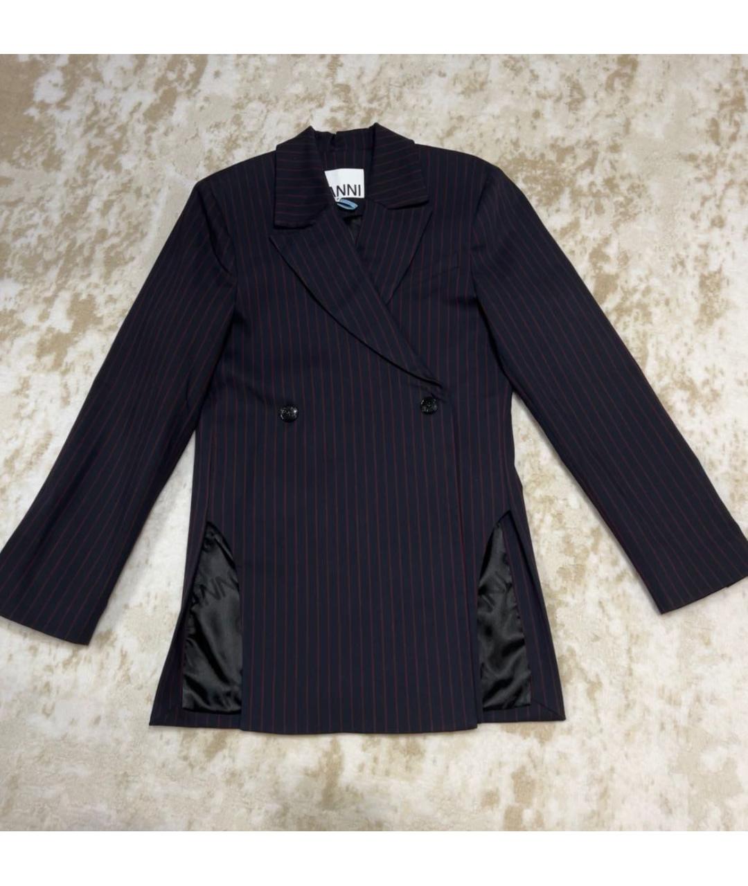 GANNI Черный костюм с брюками, фото 9