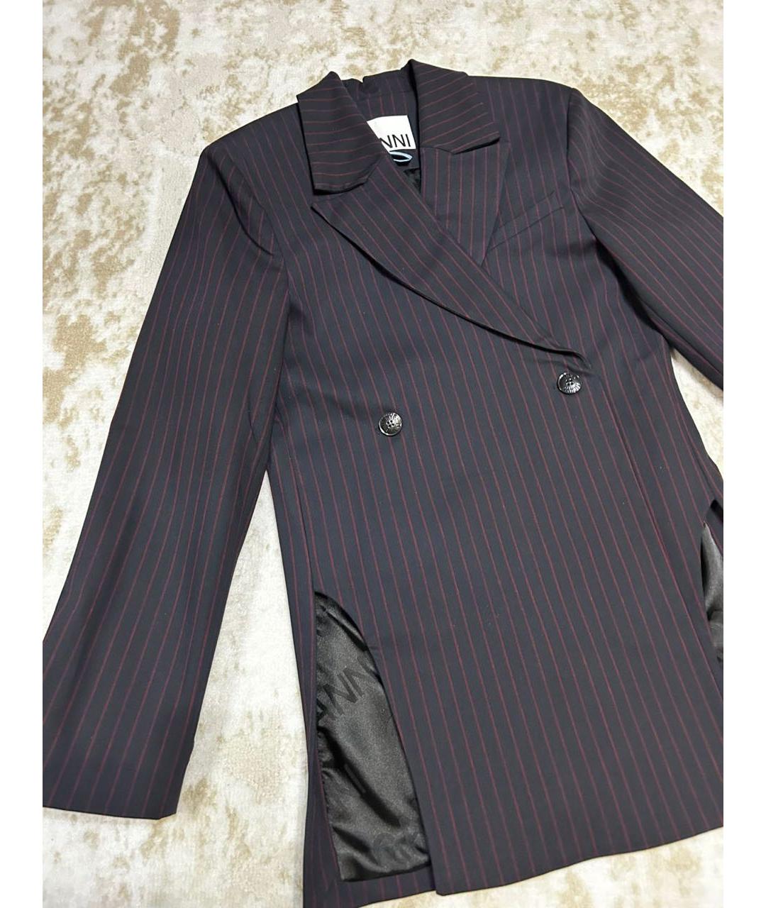 GANNI Черный костюм с брюками, фото 6