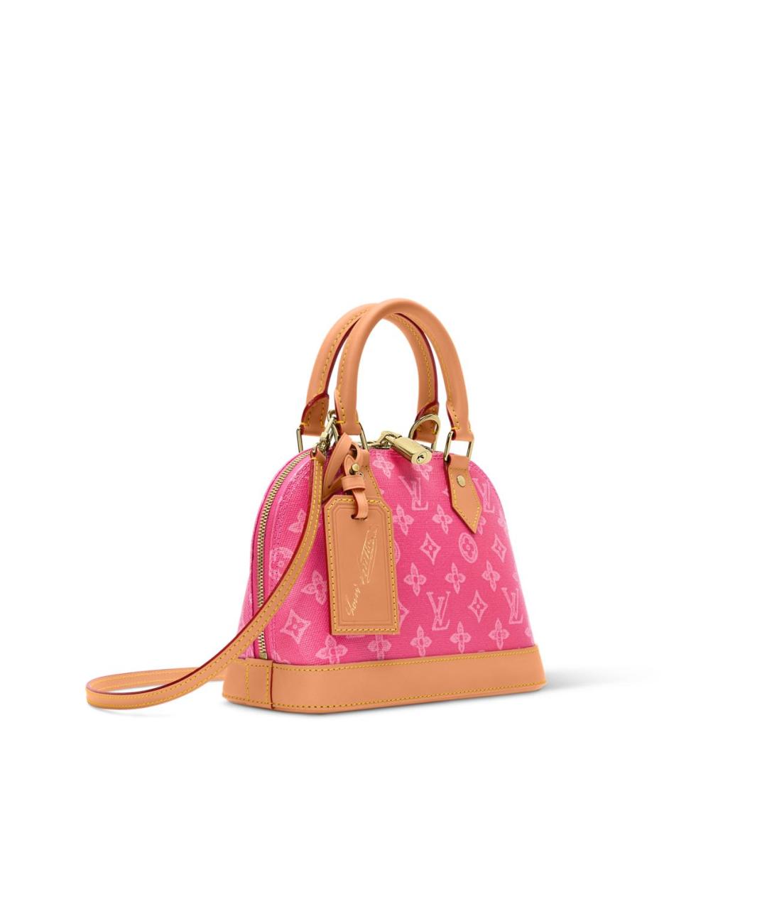 LOUIS VUITTON Розовая сумка с короткими ручками, фото 2