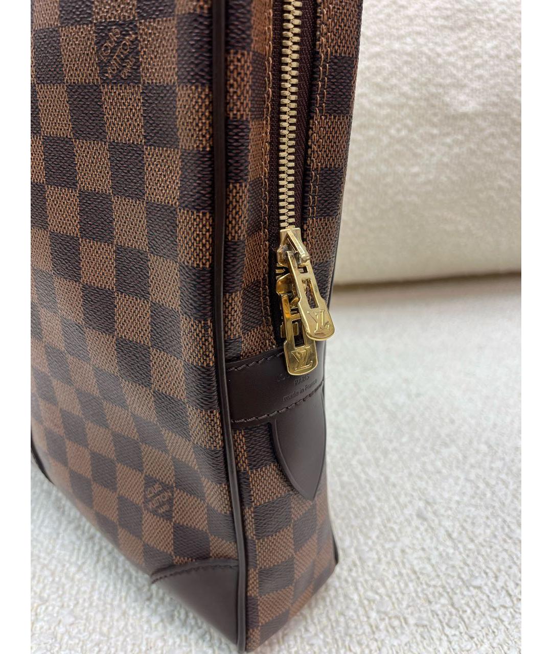 LOUIS VUITTON Коричневый портфель, фото 7