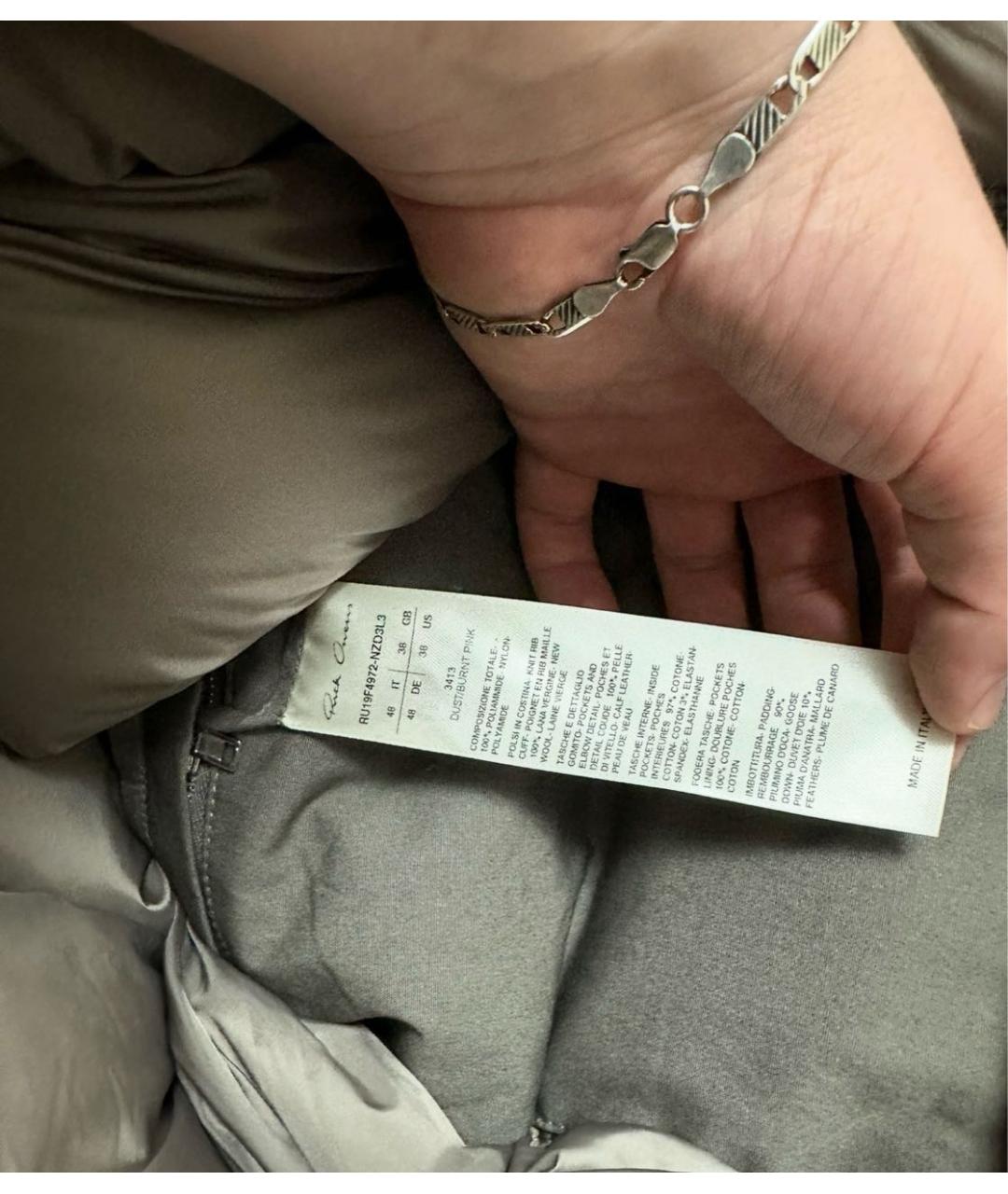 RICK OWENS Пуховик, фото 3