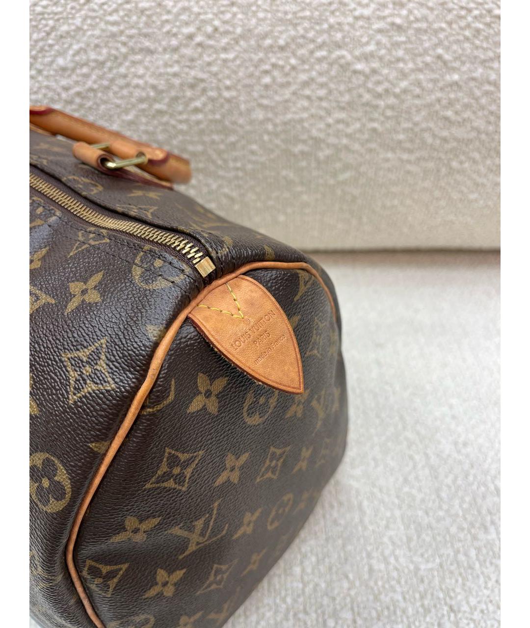 LOUIS VUITTON Коричневая сумка тоут, фото 8