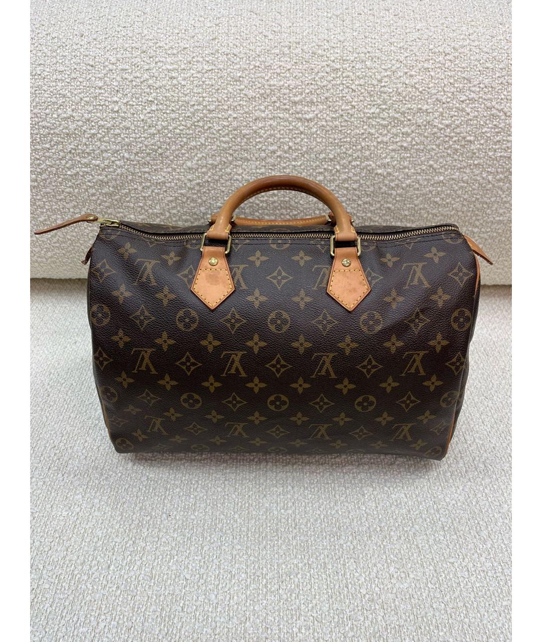 LOUIS VUITTON Коричневая сумка тоут, фото 3