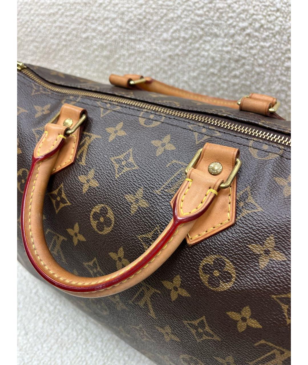 LOUIS VUITTON Коричневая сумка тоут, фото 7