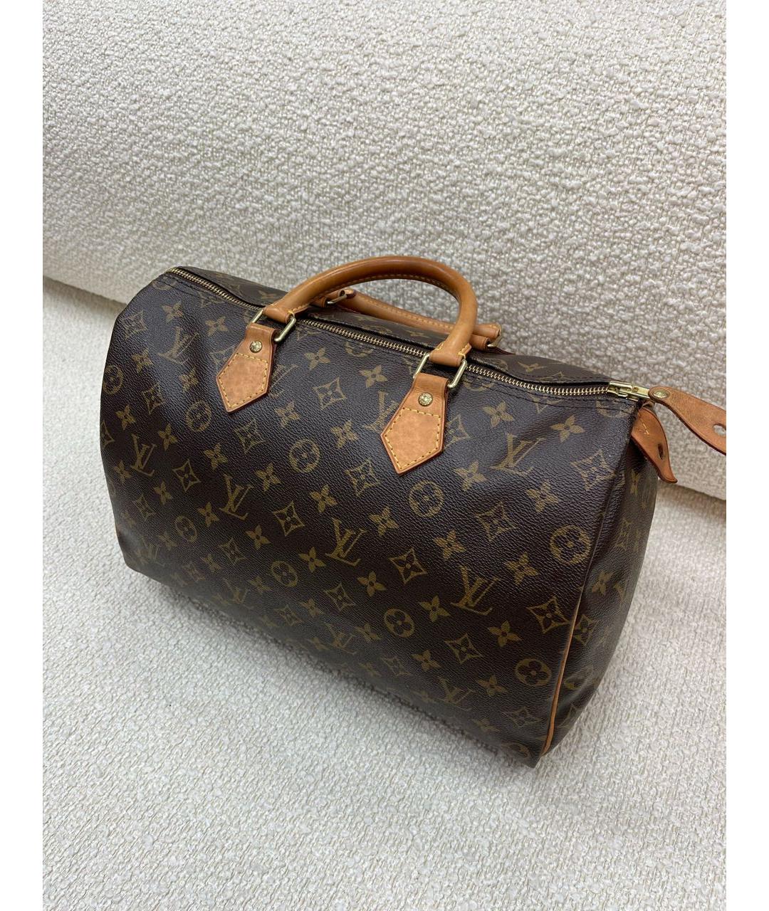 LOUIS VUITTON Коричневая сумка тоут, фото 5