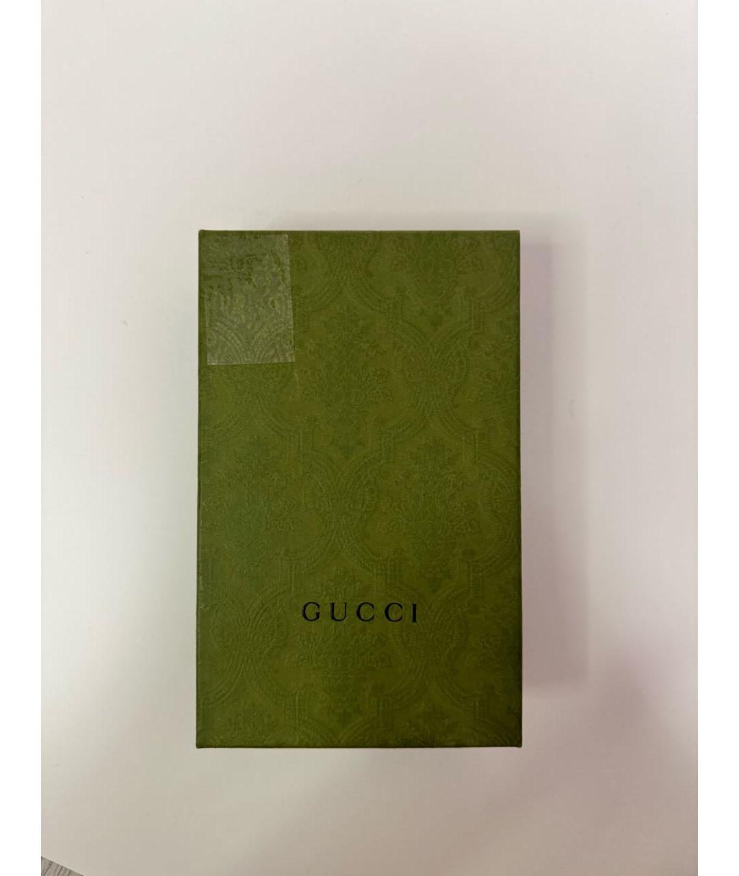 GUCCI Белый кожаный кошелек, фото 5