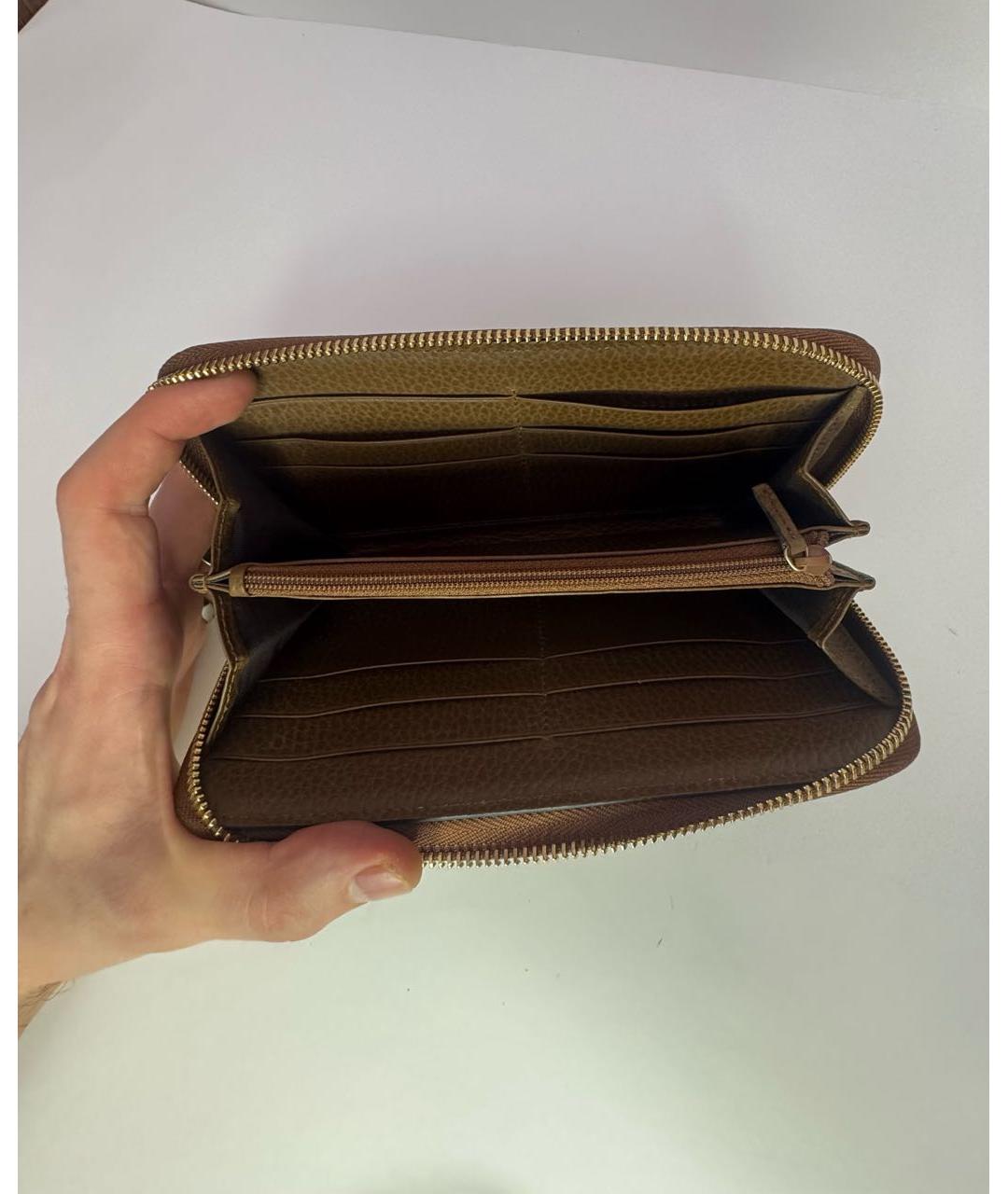 GUCCI Горчичный кошелек, фото 7