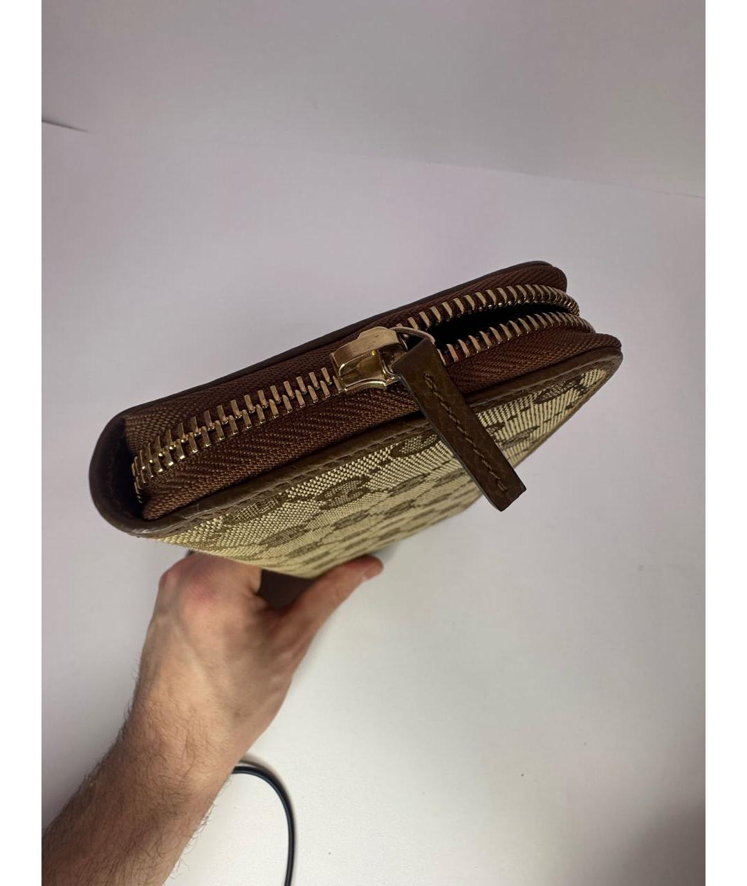 GUCCI Горчичный кошелек, фото 8