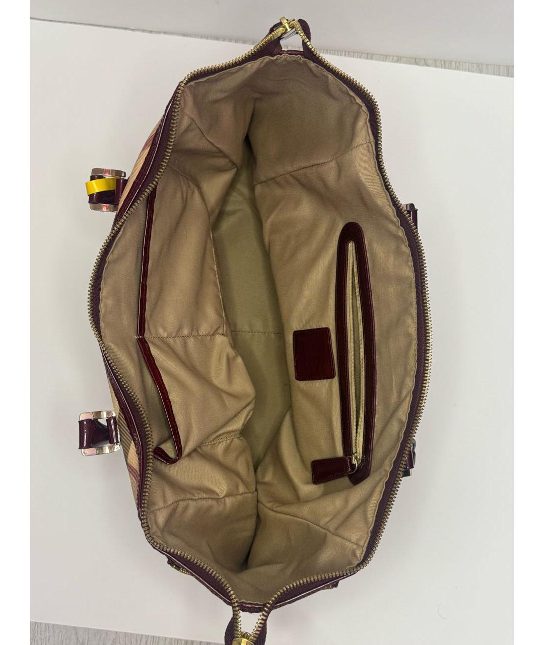 BURBERRY Мульти деним сумка тоут, фото 4