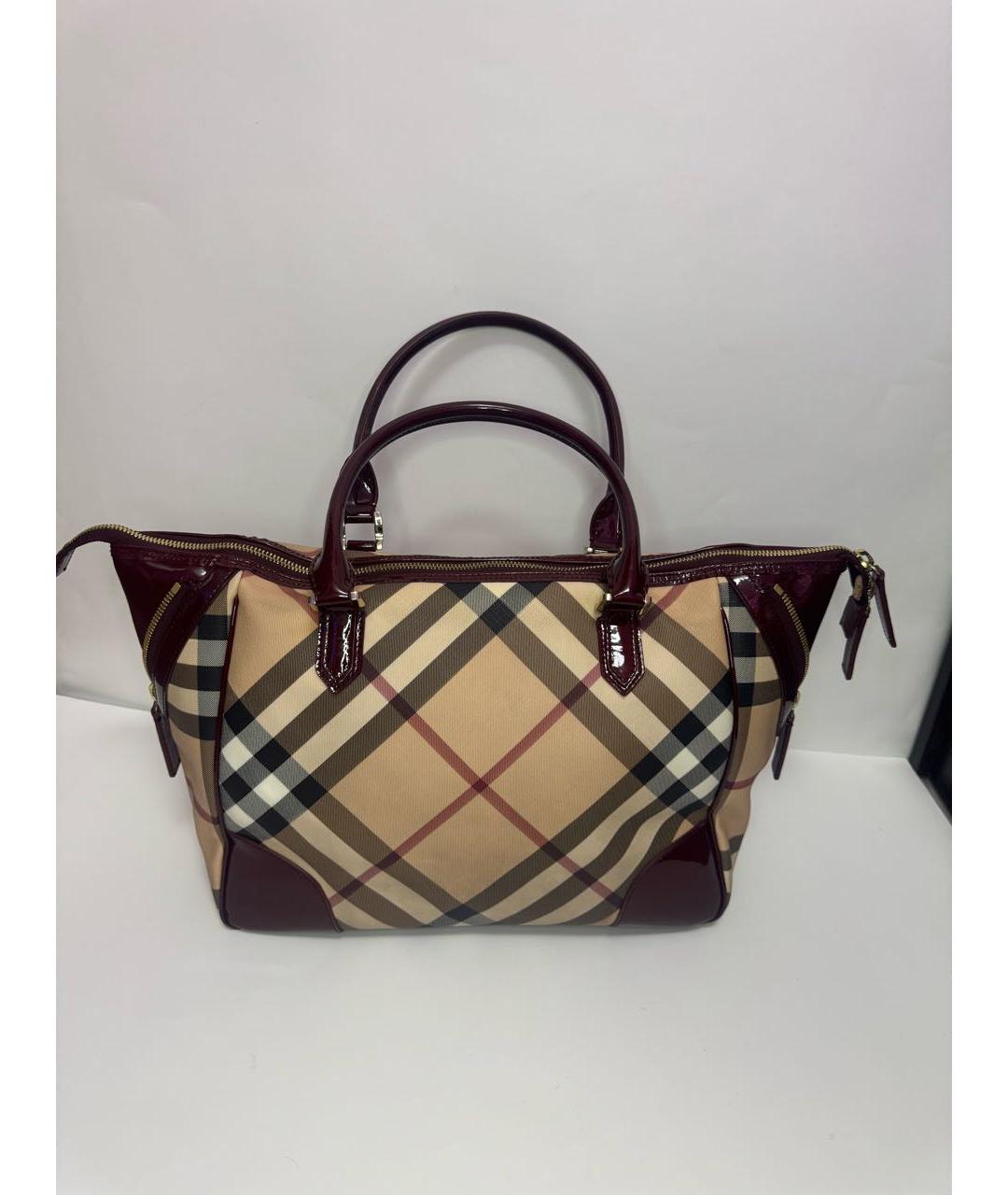 BURBERRY Мульти деним сумка тоут, фото 9