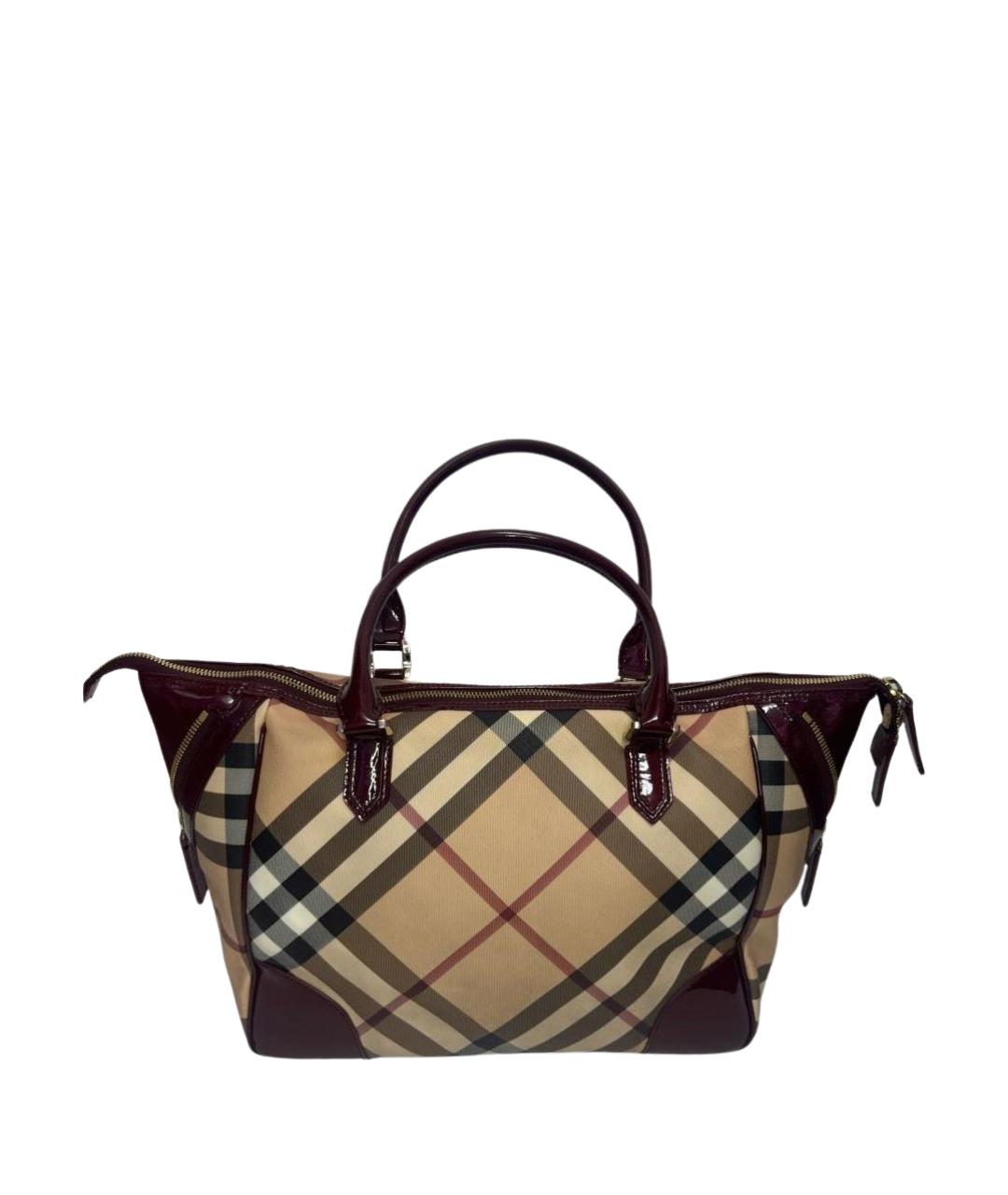 BURBERRY Мульти деним сумка тоут, фото 1