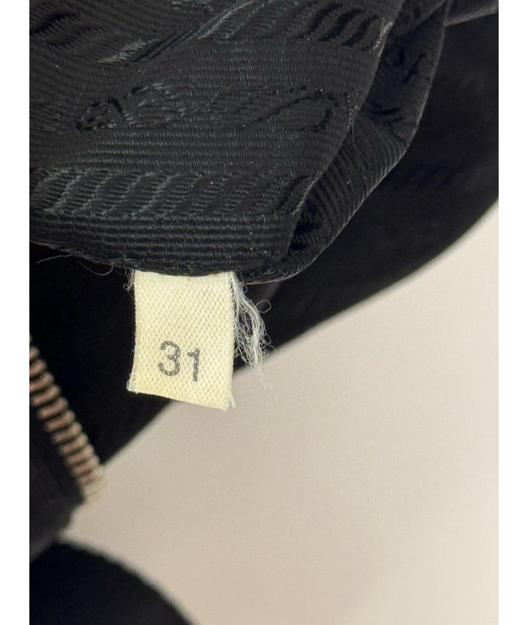 PRADA Черная синтетическая сумка на плечо, фото 8