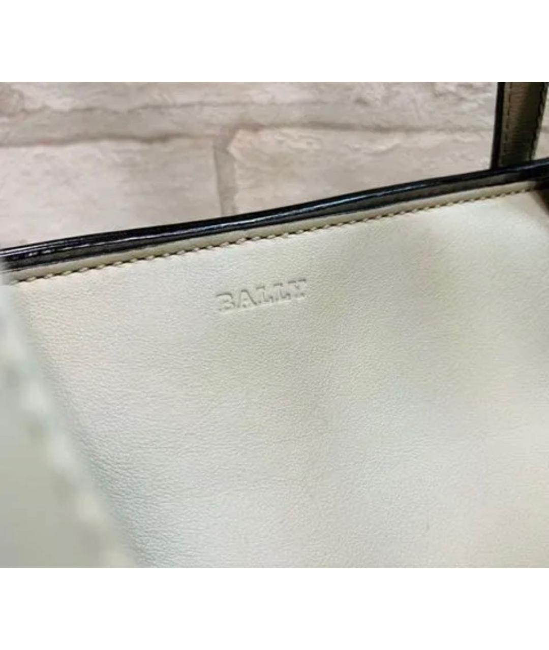 BALLY Бежевая кожаная сумка тоут, фото 3