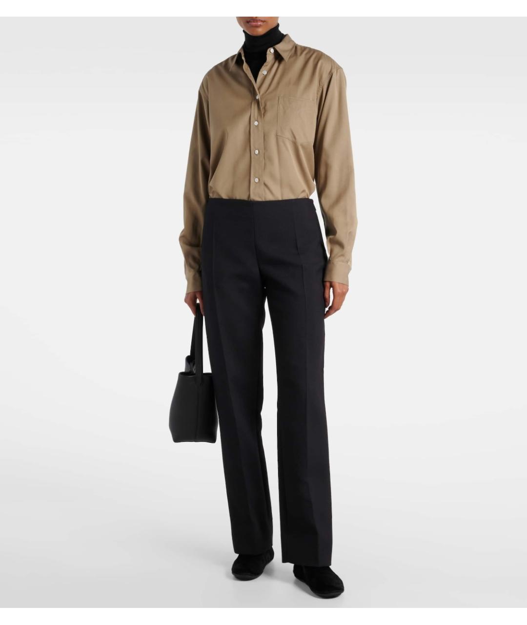 THE ROW Черные кожаные лоферы, фото 5