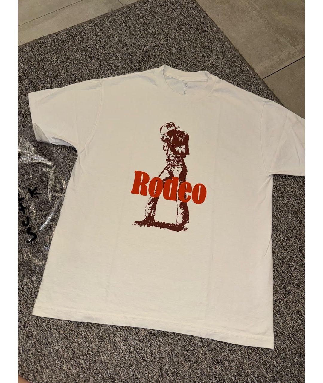 CACTUS JACK BY TRAVIS SCOTT Белая хлопковая футболка, фото 2