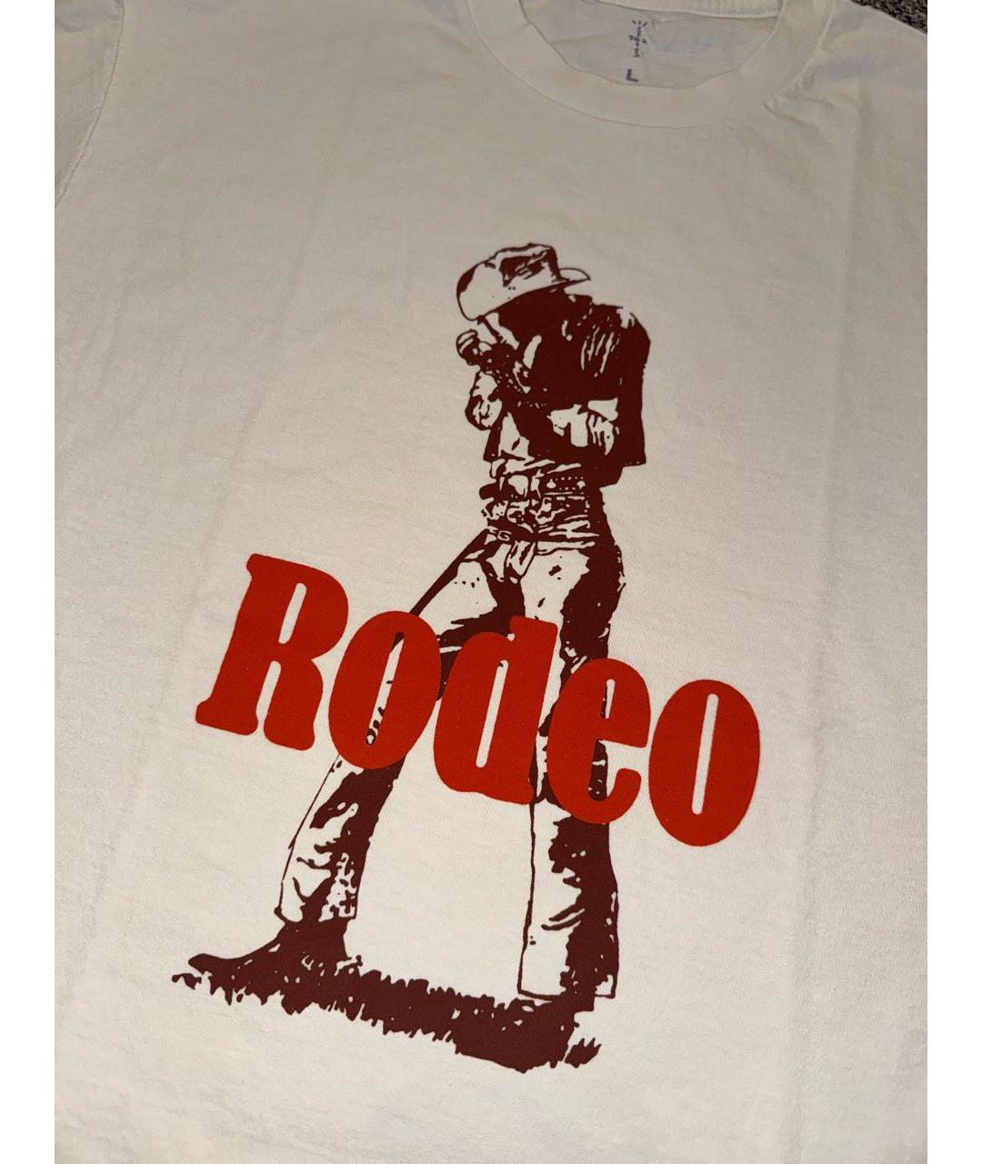 CACTUS JACK BY TRAVIS SCOTT Белая хлопковая футболка, фото 4