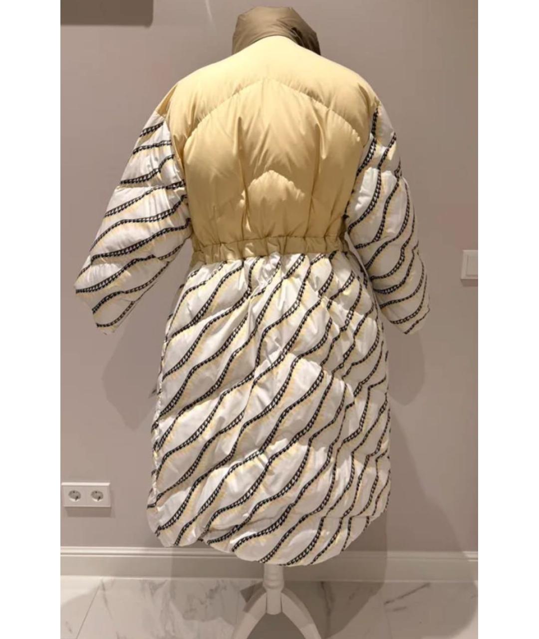 HERMES Бежевый пуховик, фото 2