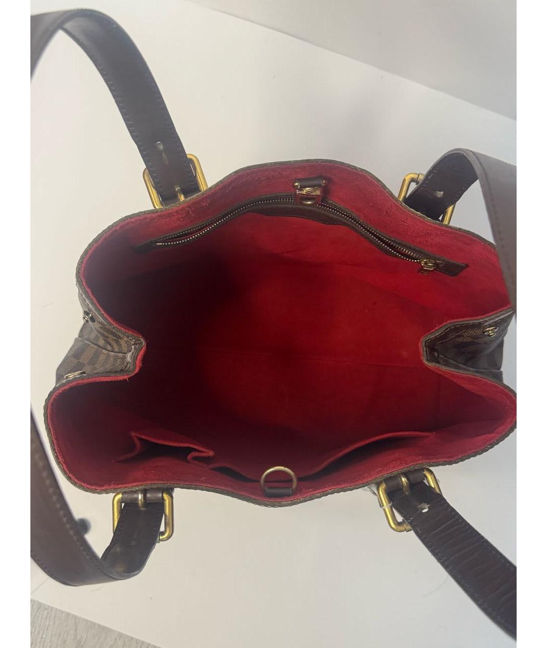 LOUIS VUITTON Коричневая сумка тоут, фото 4