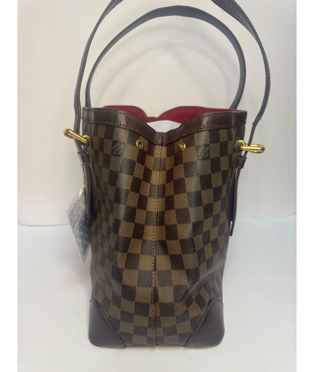 LOUIS VUITTON Коричневая сумка тоут, фото 8