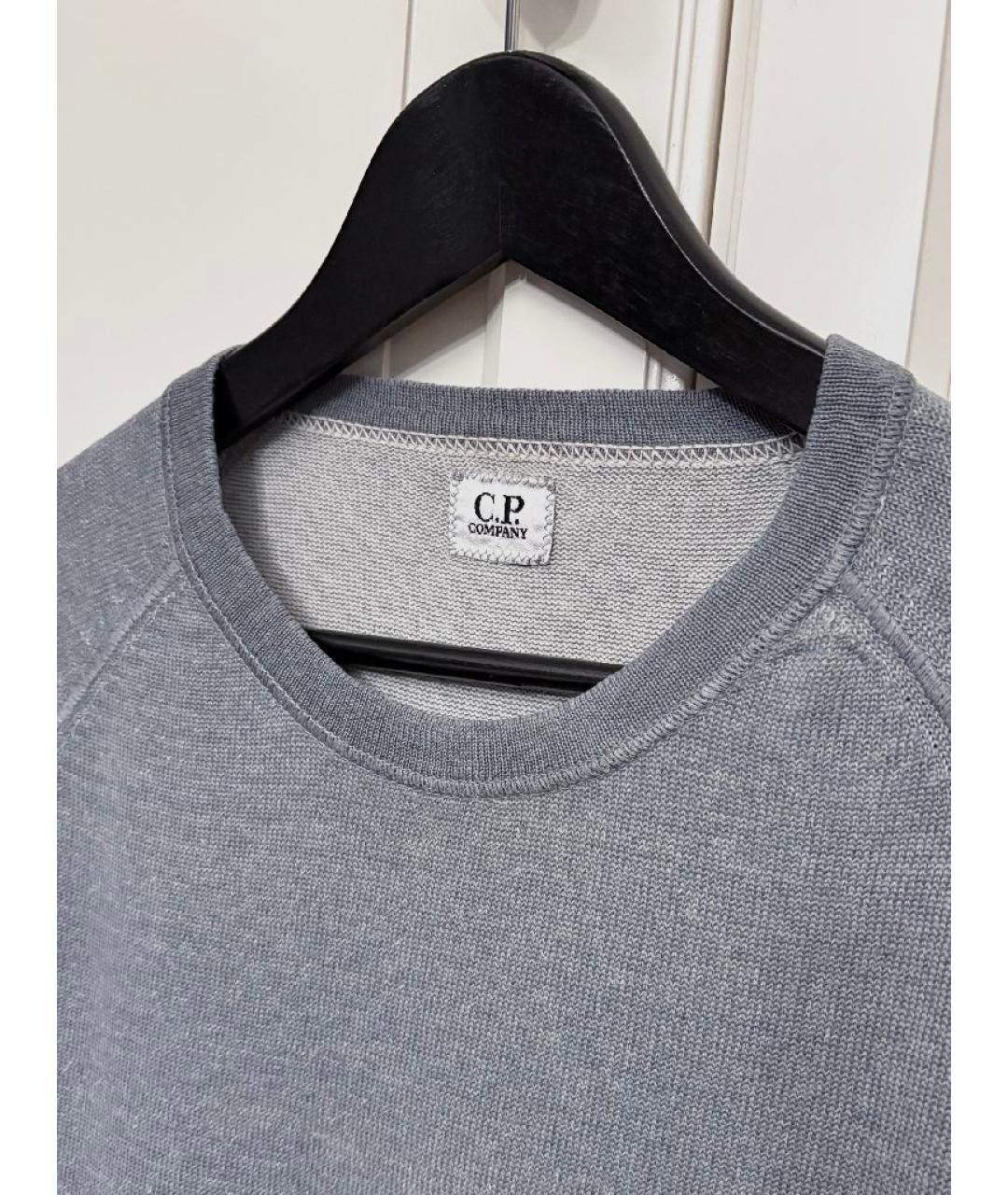 CP COMPANY Серый льняной джемпер / свитер, фото 2
