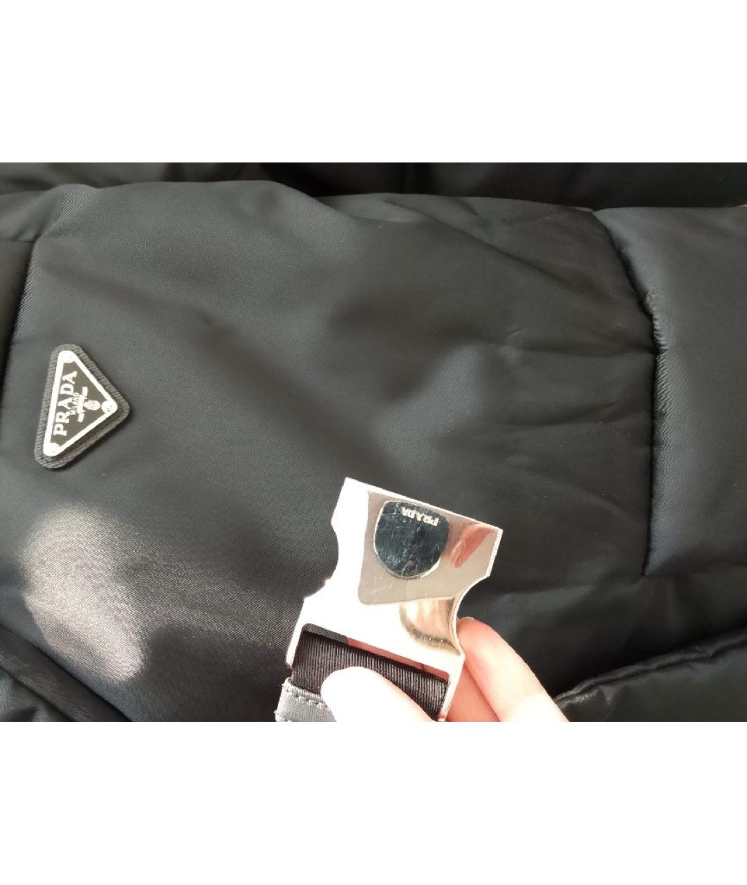 PRADA Черный пуховик, фото 4