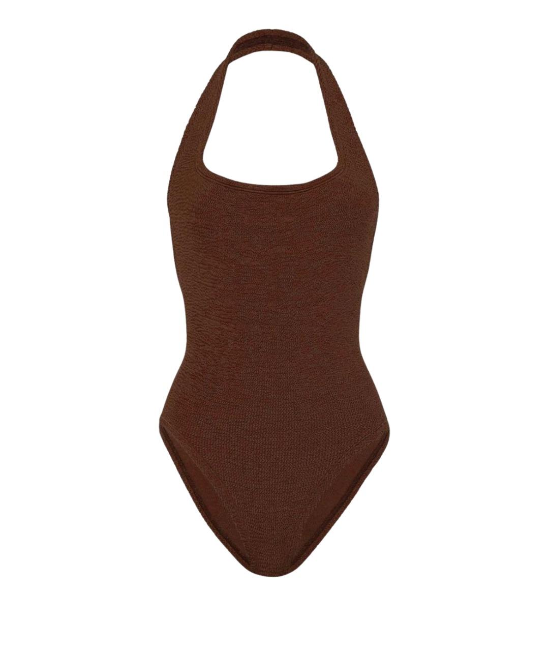 HUNZA G Коричневый купальник, фото 1