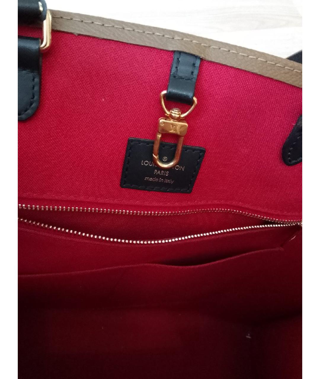 LOUIS VUITTON Коричневая сумка тоут, фото 4