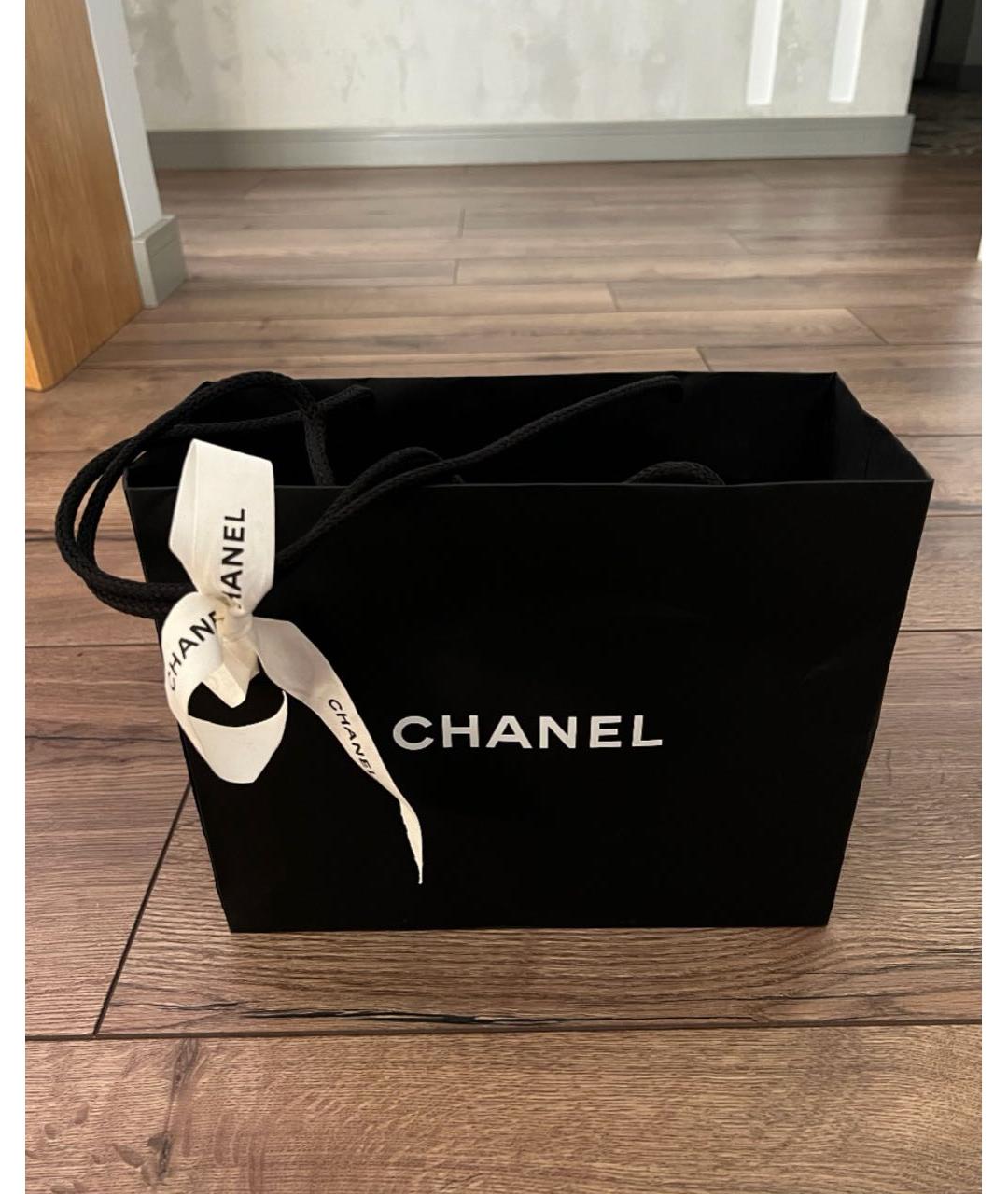 CHANEL Черные кожаные балетки, фото 5