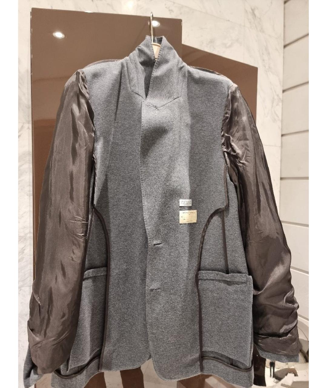 BRUNELLO CUCINELLI Серый хлопковый жакет/пиджак, фото 3