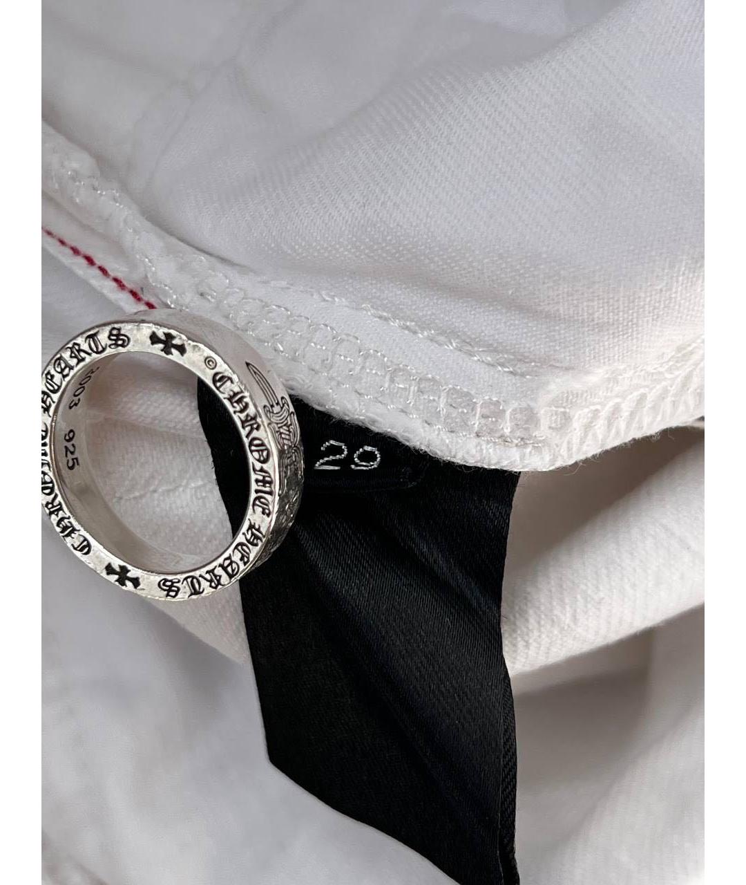 BALMAIN Белые хлопковые джинсы скинни, фото 5