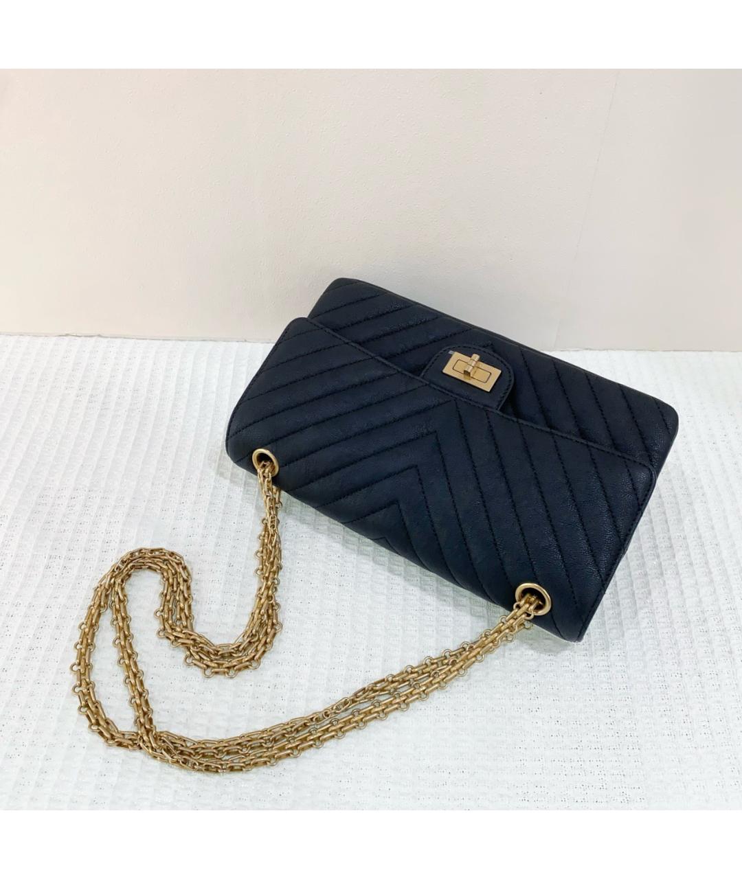 CHANEL Черная кожаная сумка через плечо, фото 6