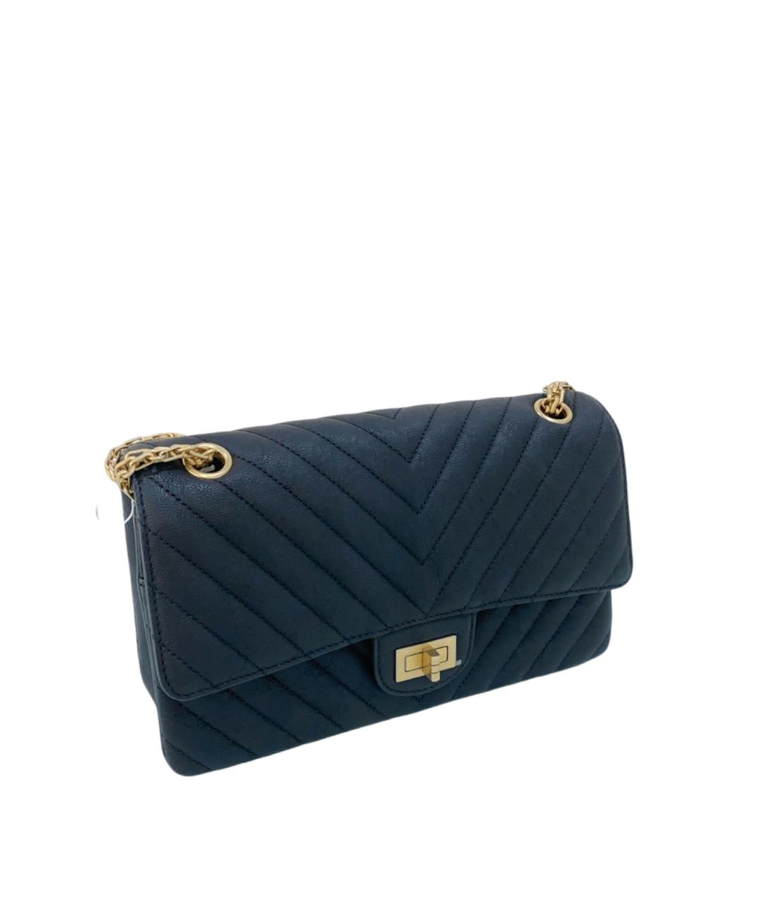 CHANEL Черная кожаная сумка через плечо, фото 2