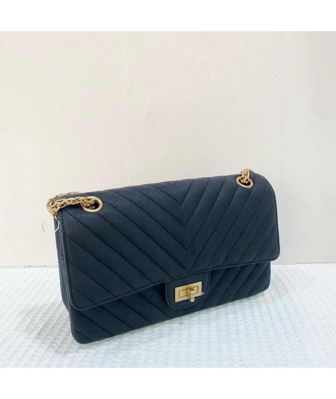 CHANEL Черная кожаная сумка через плечо, фото 3