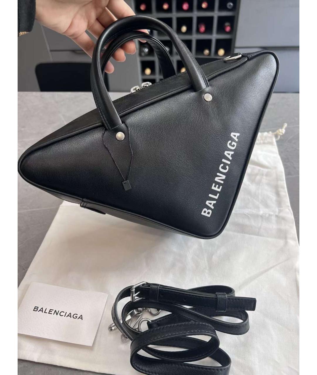 BALENCIAGA Черная сумка с короткими ручками, фото 6