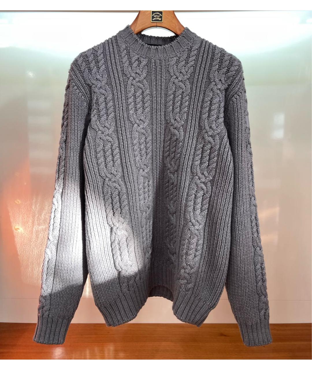 PAUL & SHARK Серый шерстяной джемпер / свитер, фото 7