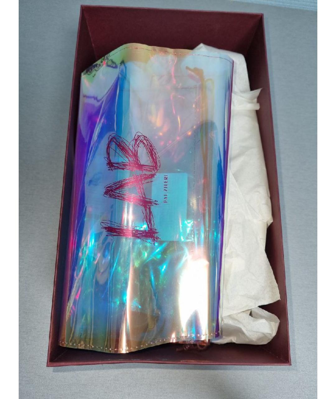 PAL ZILERI Белые кожаные низкие кроссовки / кеды, фото 7