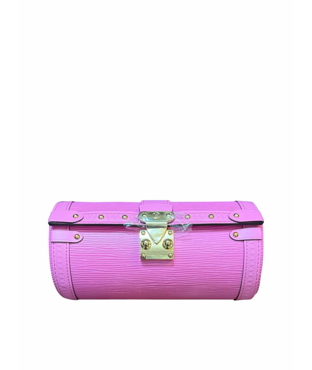 LOUIS VUITTON Розовая кожаная сумка через плечо, фото 1