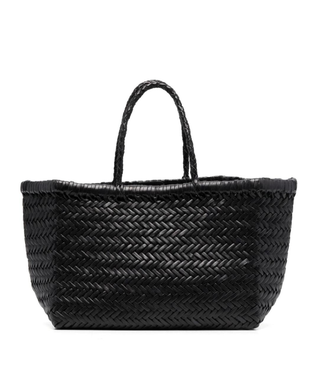 Dragon Diffusion Черная кожаная сумка тоут, фото 1