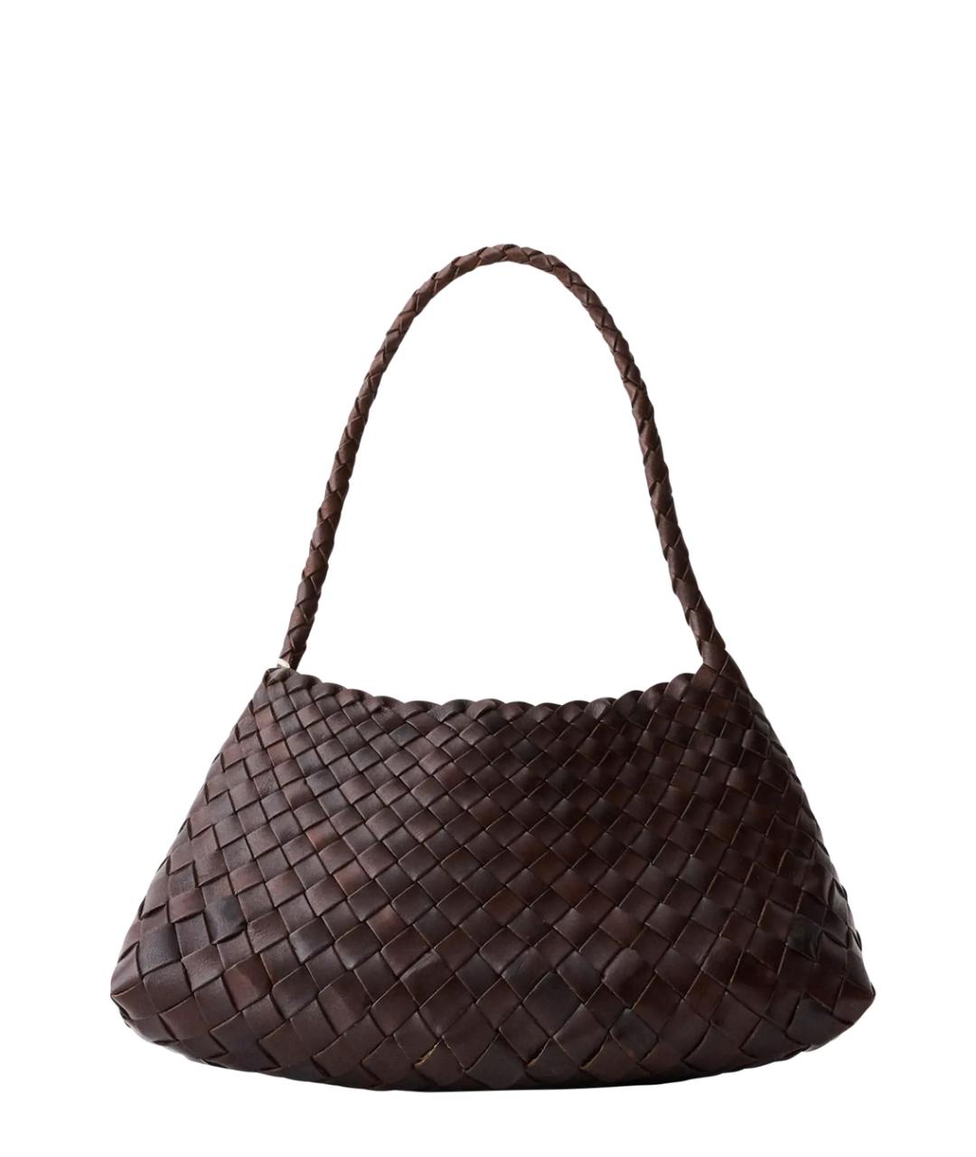 Dragon Diffusion Коричневая кожаная сумка через плечо, фото 1