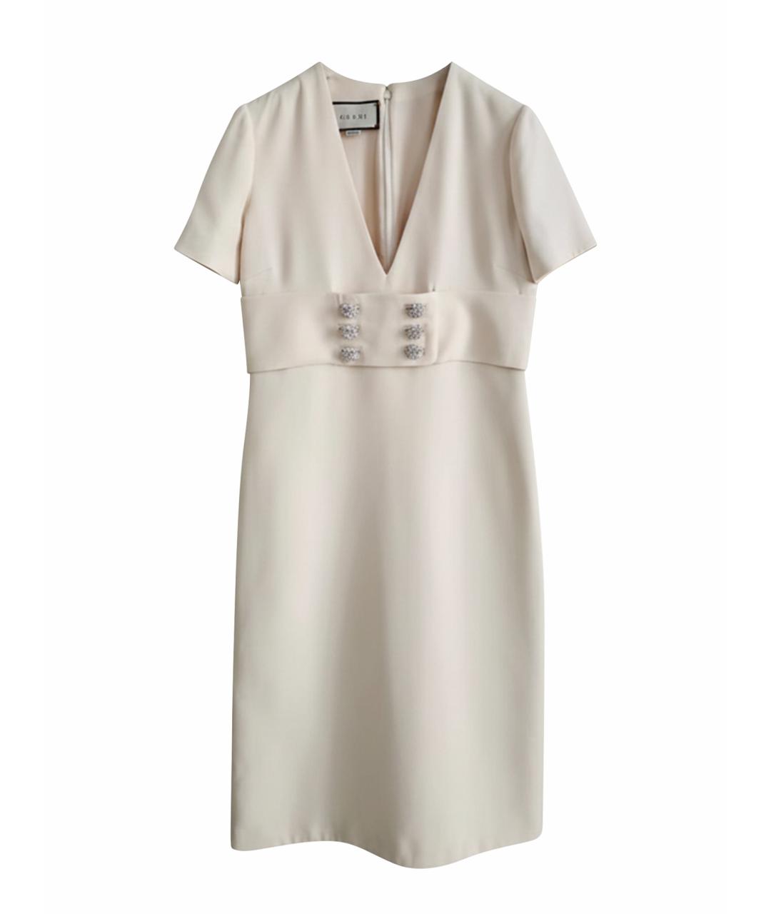 GUCCI Бежевое повседневное платье, фото 1