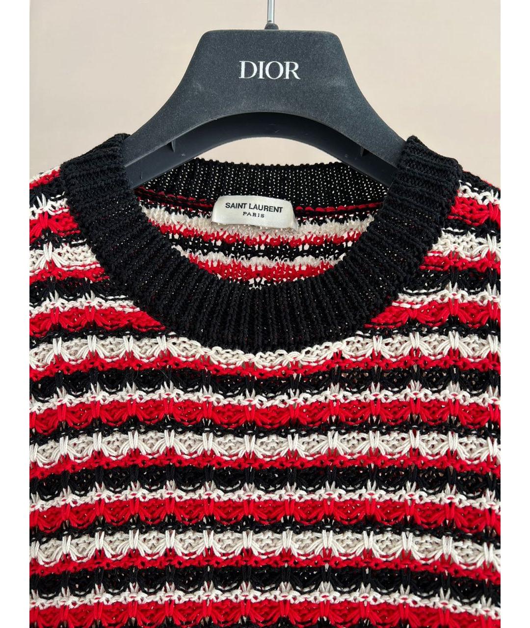 SAINT LAURENT Красный джемпер / свитер, фото 2