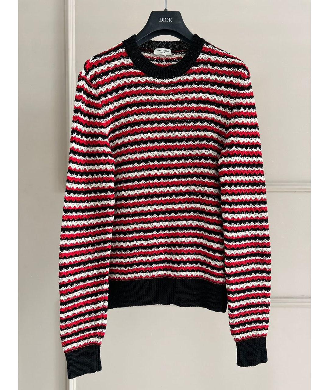 SAINT LAURENT Красный джемпер / свитер, фото 7