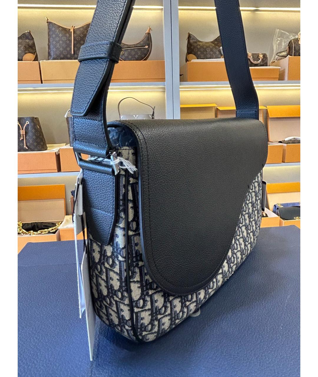 CHRISTIAN DIOR Черная сумка через плечо, фото 4