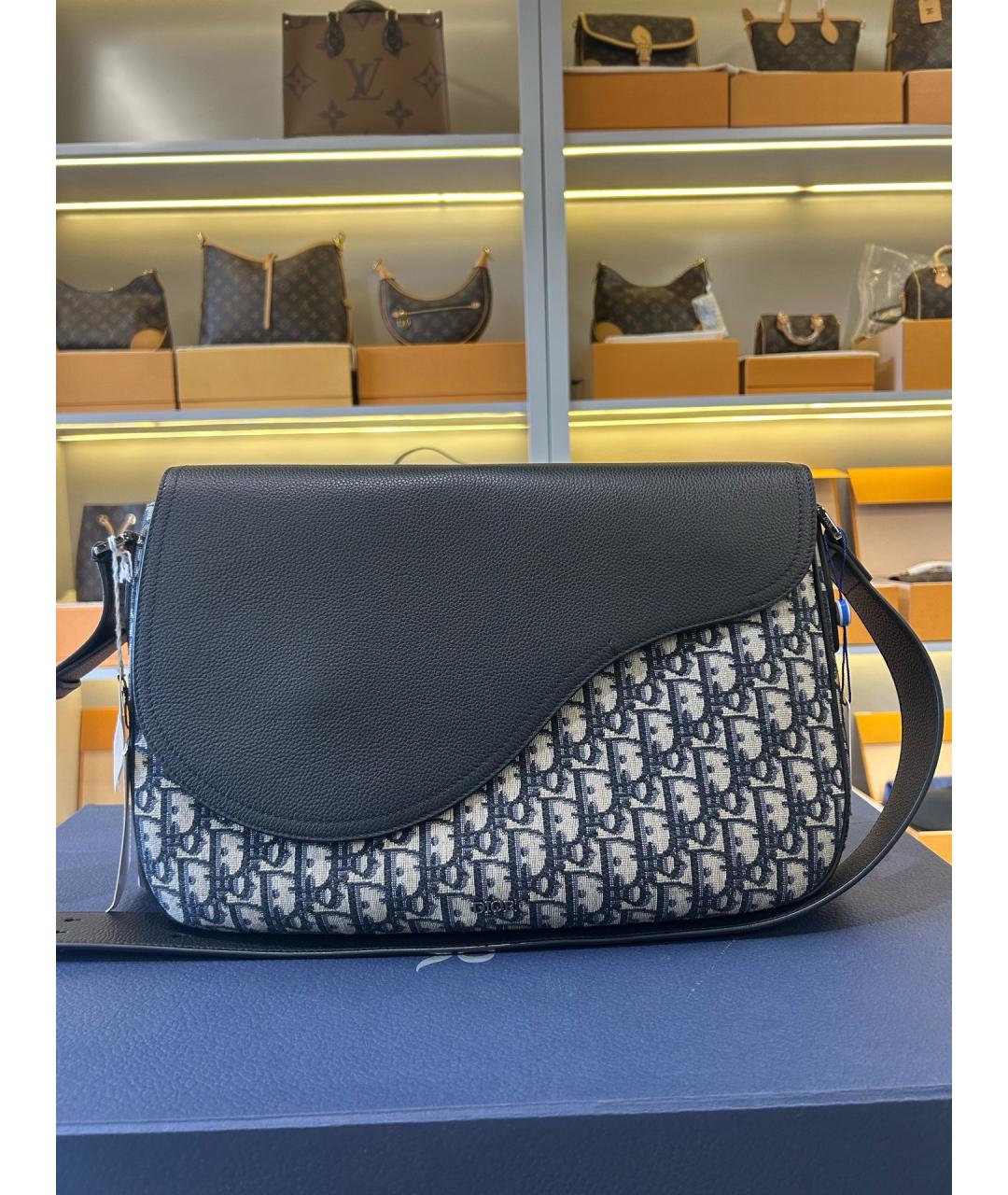 CHRISTIAN DIOR Черная сумка через плечо, фото 2